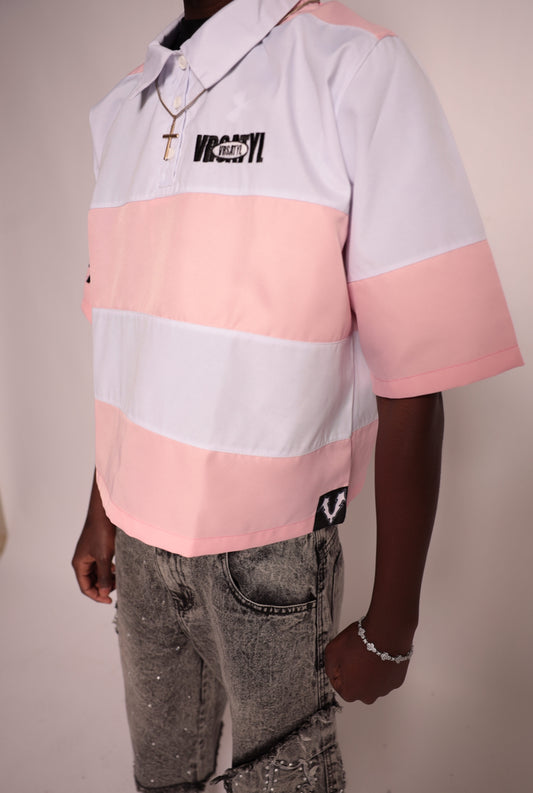 BABY PINK "BOX BADGE" POLO
