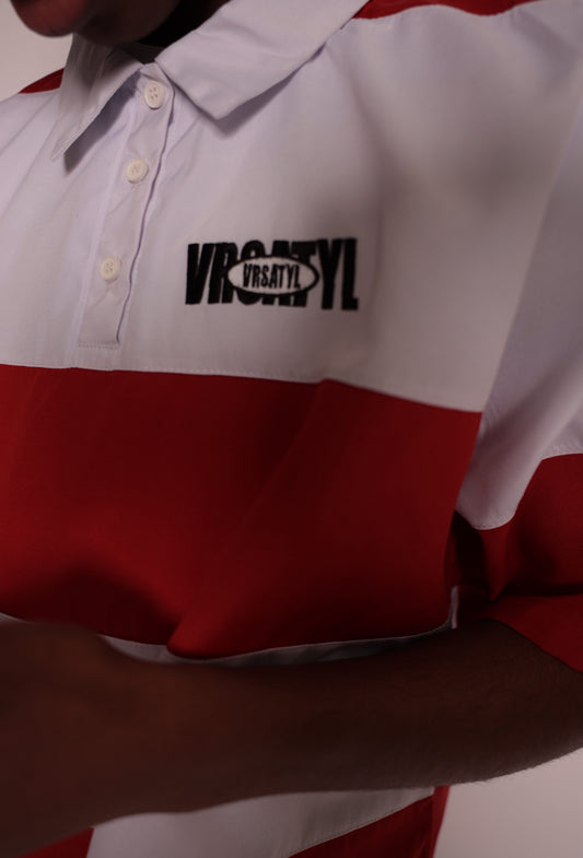 RED "BOX BADGE" POLO