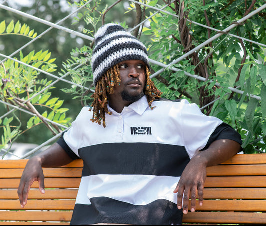 BLACK "BOX BADGE" POLO