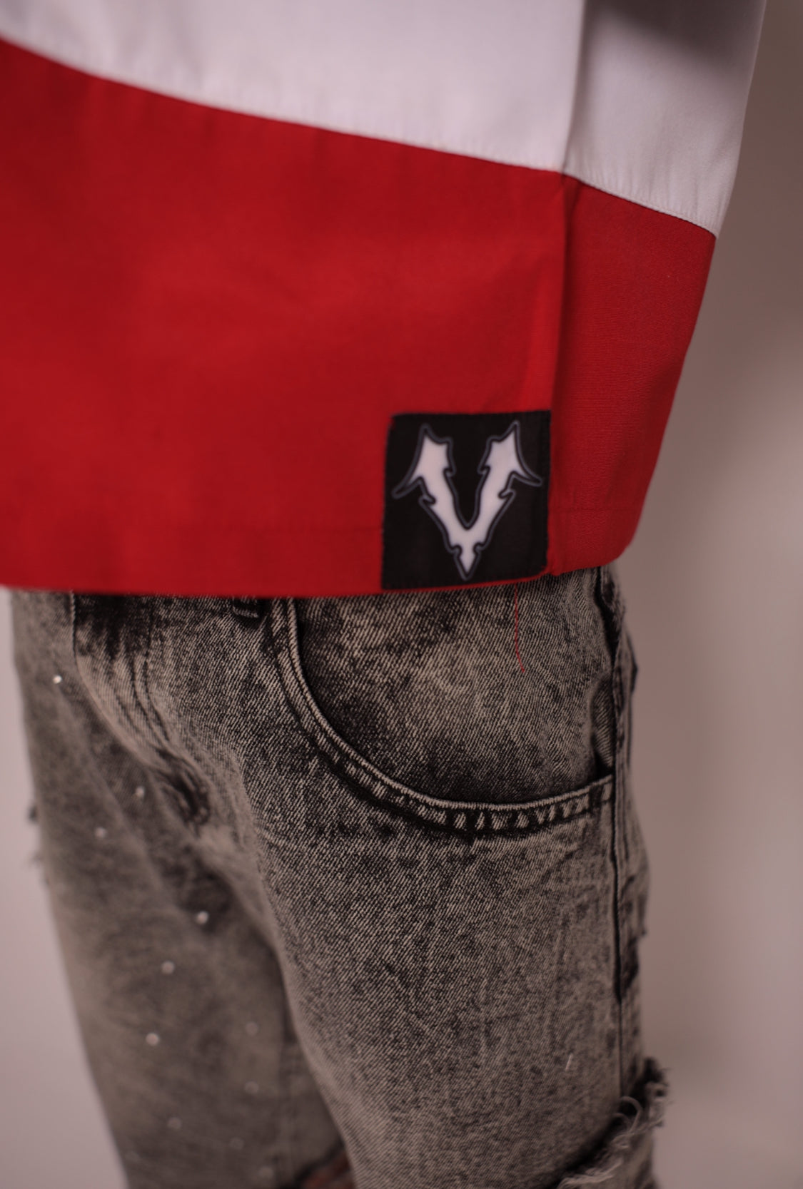 RED "BOX BADGE" POLO