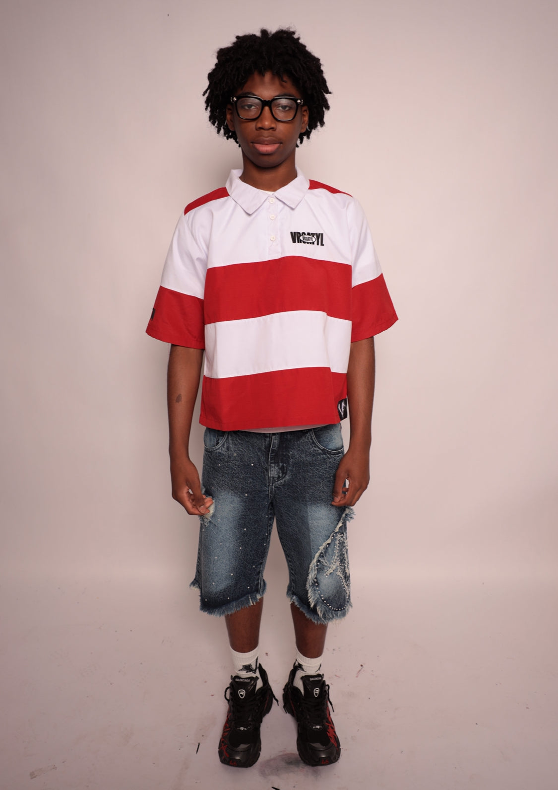 RED "BOX BADGE" POLO